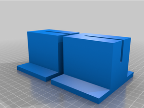 éternuement garde stands 1 4 plexiglas 3d print model - Mito3D