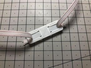 elastic strap latch - clip breathing mask fusion 360 source belt respiratory 3d print model - Mito3D