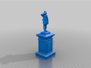 tf2 soldier statue 3d print model - Mito3D