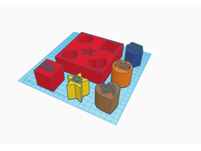 educational toy shapes support printable 3d print model - Mito3D