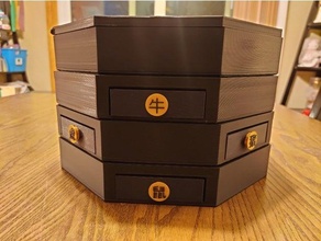 miracoloso scatola racconti coccinella gatto noir cassetto remixare 3d print model - Mito3D