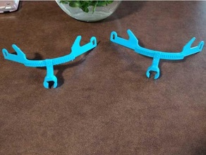 endotracheal tube holder design coupler covid-19 medical devices replacement 3d print model - Mito3D