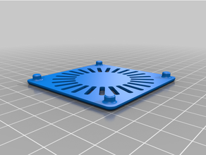 rc helicopter motor cooling fan 700 size motors 3d print model - Mito3D
