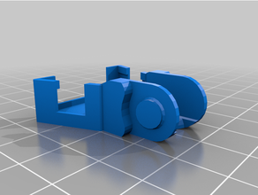 heat bed mount cable chain 3d print model - Mito3D