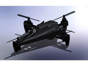 micro quadcopter ct100 drone traverser type 3d print model - Mito3D