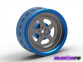 1 10 mag tekerlek 5v2 tasarım rc araba sürüklenme tekerlekler 3d print model - Mito3D