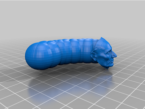 humano gusano 3d print model - Mito3D