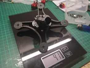 tpu 3 inch drone frames quad asterix quadcopter frame quadframes 3d print model - Mito3D