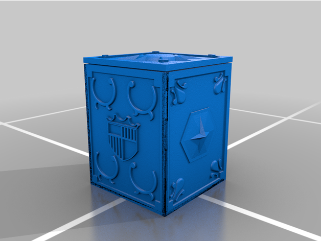 Santo seiya Lira plata caja 3D print model - Mito3D