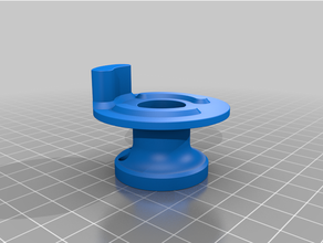 parasol hand crank spinner 3d print model - Mito3D