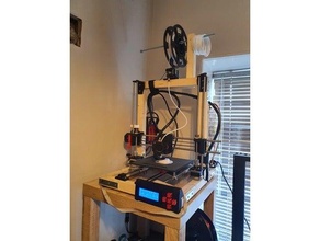 anet a8 wooden frame upgrade 3d print model - Mito3D