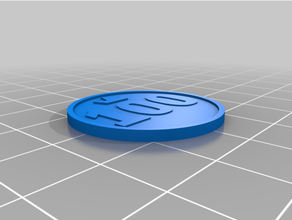 semplice monete titolare supporto gioco 3d print model - Mito3D
