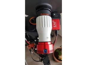 adaptateur pour cameras asi sur reducteurs focale f63 meade ou celestron afocal astronomy astrophotographie astrophotography basic camera focal reduct reducteur zwo 3d print model - Mito3D