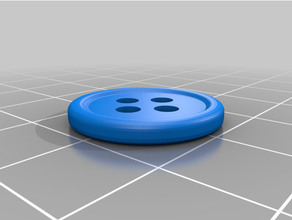 larger holed button customized 3d print model - Mito3D