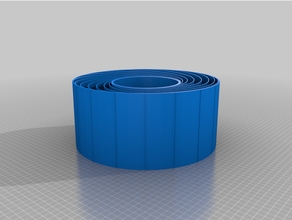 customized parametric airless tire cutoutxxx 3d print model - Mito3D