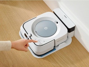irobot braava jet m6 original pads adapter cleaning robot mop mopping pad roomba sweeping 3d print model - Mito3D