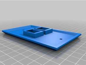 duplex keystone jack customized 3d print model - Mito3D