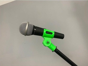 microphone holder mic stand 3d print model - Mito3D