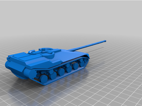 cetectm si tank destroyer concept - 1 60 3d print model - Mito3D