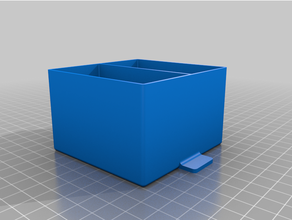 personalizzato cassetto scatola 2 drawer Jessie 3d print model - Mito3D