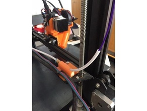 cr 10s soporte racorn directo manejar filamento guía rail 3d print model - Mito3D