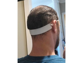 cuello recortadora Guardia banda Barbero cosmetólogo bloqueador limpiar clíper guía rail tijeras cortar corte fácil elástico cabello Corte pelo hombres 3d print model - Mito3D