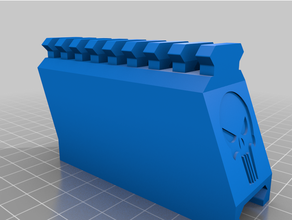 airsoft rotaia extender punitore logo 3d print model - Mito3D