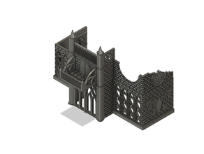 gotisch Kirche 40k Terrain Landschaft Architekt Miniatur Tischplatte Gaming Wargaming Kriegshammer 3d print model - Mito3D