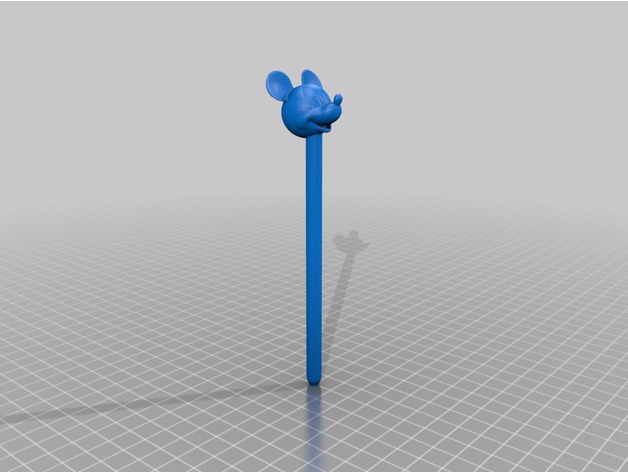 mickey mouse pen bic disney 3D print model - Mito3D