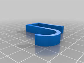 personalizado simples over the lip hooksykf 3d print model - Mito3D
