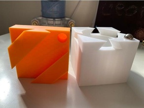 impossible dovetail box 3d print model - Mito3D