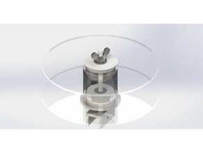 spool holder 2020 extrusion filament 3d print model - Mito3D