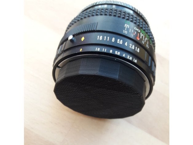 Fujica x mount arka lens şapka 3D print model - Mito3D