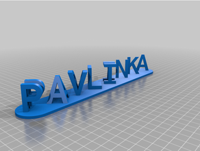 personalizado doble letra bloques espejismo personalizador 3d print model - Mito3D