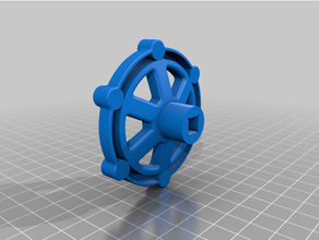 water valvewheel key 3d print model - Mito3D
