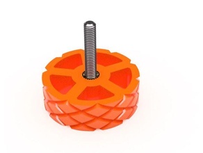Knopf 3mm Schrauben Bett Nivellierung Bolzen Makergear Prusa prusament i3 Wende 3d print model - Mito3D