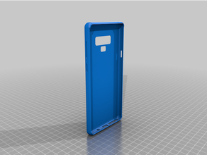samsung Nota 9 caso bainha 3d print model - Mito3D