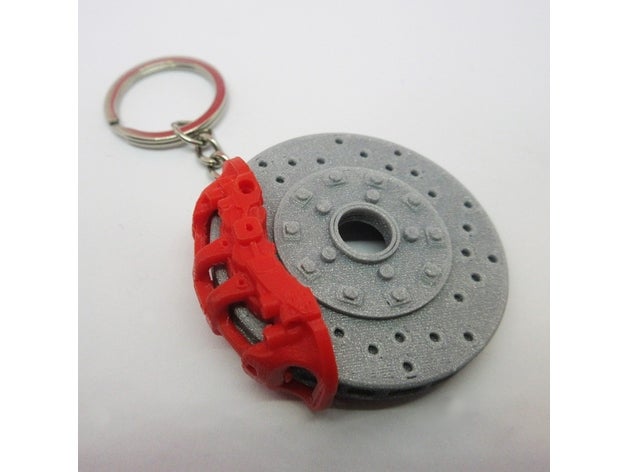 disc brake keychain bmw caliper brembo calipers holder color easy print fast focus ford gadget gadgets handbrake keyring mazda mounting bracket multicolor mustang muzzle nosupport racing rally small sport sports tool tools turbine turbo vw golf 3D print model - Mito3D