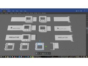 anycubic Raubtier tft35 v3 e3 Bildschirm Panel btt tft 3d print model - Mito3D