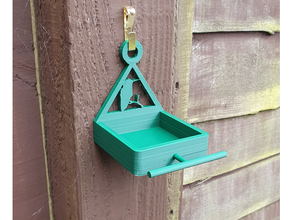 bird feeder birdfeeder birdfeeders feeders small 3d print model - Mito3D