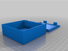 Nueva caja mariomi özelleştirilmiş menteşeli Kutu parametrik 3d print model - Mito3D
