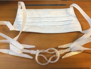 cravatta 4 corda viso maschera ez allegare testa 3d print model - Mito3D
