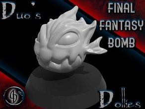 final fantasy bomb 28mm dnd elemental miniature 3d print model - Mito3D