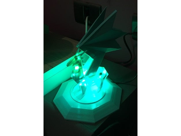 Lampara Drachen Spyro Lampe LED 3D print model - Mito3D
