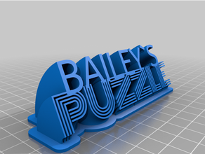 baileys puzzle personalizzato 3d print model - Mito3D