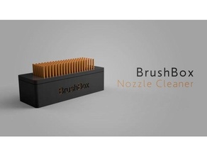 brushbox nozzle cleaner 3d print model - Mito3D