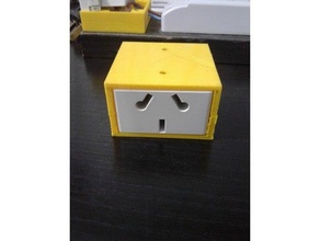 box electric socket outlets module arduino box outlets diy electronics electric electrical outlet electronics electronics enclosure jeluz modulo outlet power outlets sonoff toma 3d print model - Mito3D