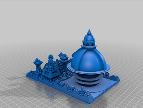 customfedece ciudades easy print modificación personalizado 3d print model - Mito3D