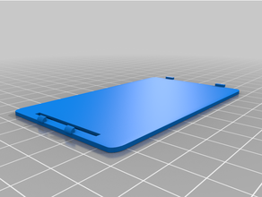 pocketgo 2 prato placa traseira bateria cobrir bainha 3d print model - Mito3D