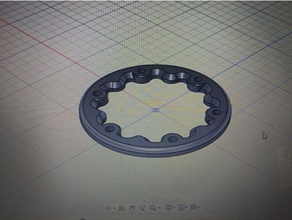 pro-line spilt f11 compatible bead-lock rings 14 designs proline traxxas slash ultra rc dragster 3d print model - Mito3D